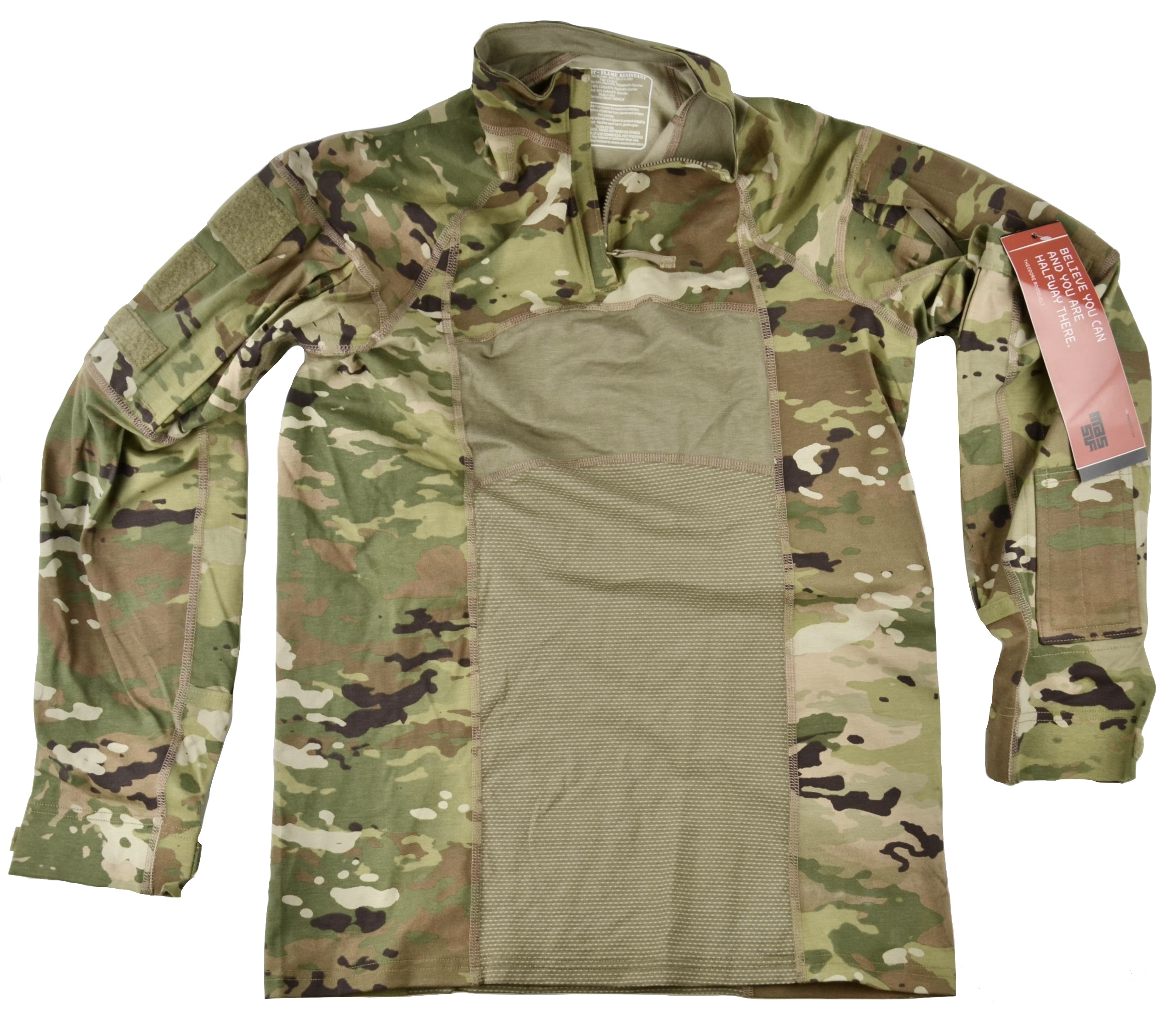 Army Combat Shirt Type II Zip Scorpion Advanced ACS Flame Resistant OR Mock Neck